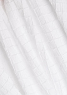 Eileen Fisher Textured Cotton- Voile T-shirt White