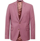 Paul Smith - Soho Slim-Fit Wool and Mohair-Blend Suit Jacket - Pink