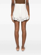 ZIMMERMANN - Lace Trimmed Linen Shorts