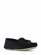 LORO PIANA - Dot Sole Suede Loafers