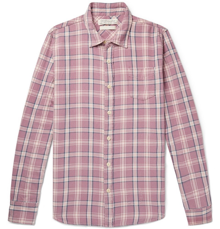 Photo: Remi Relief - Checked Cotton-Twill Shirt - Pink