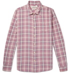 Remi Relief - Checked Cotton-Twill Shirt - Pink