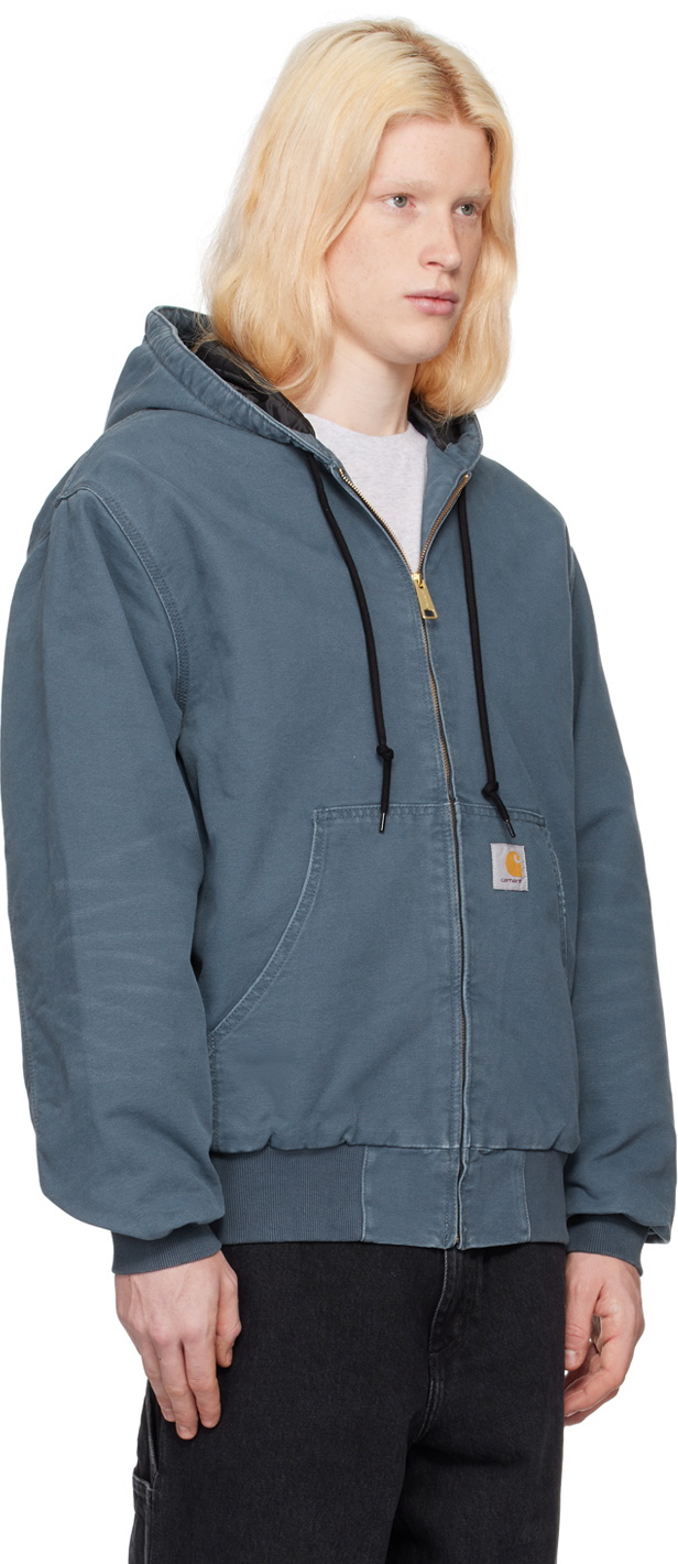 Blue carhartt jacket best sale