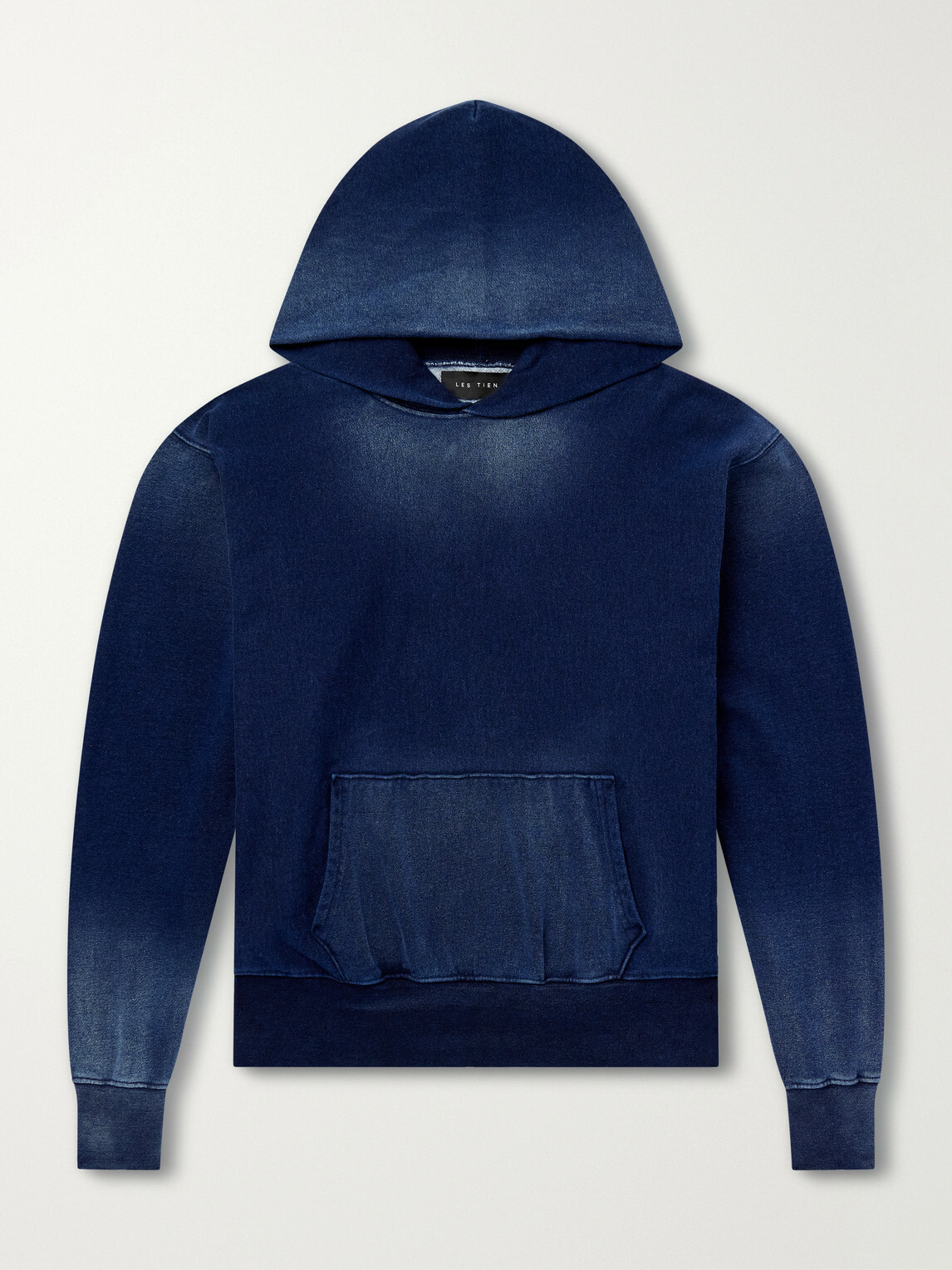 Les Tien - Cotton-Jersey Hoodie - Blue