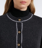 Jardin des Orangers Virgin wool and cashmere cardigan