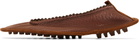 Kiko Kostadinov Brown Ramberg Slip-On Flats