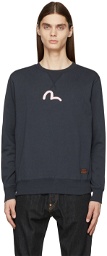 Evisu Navy Seagull Sweatshirt