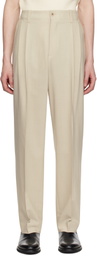 Golden Goose Beige Wool Blend Trousers