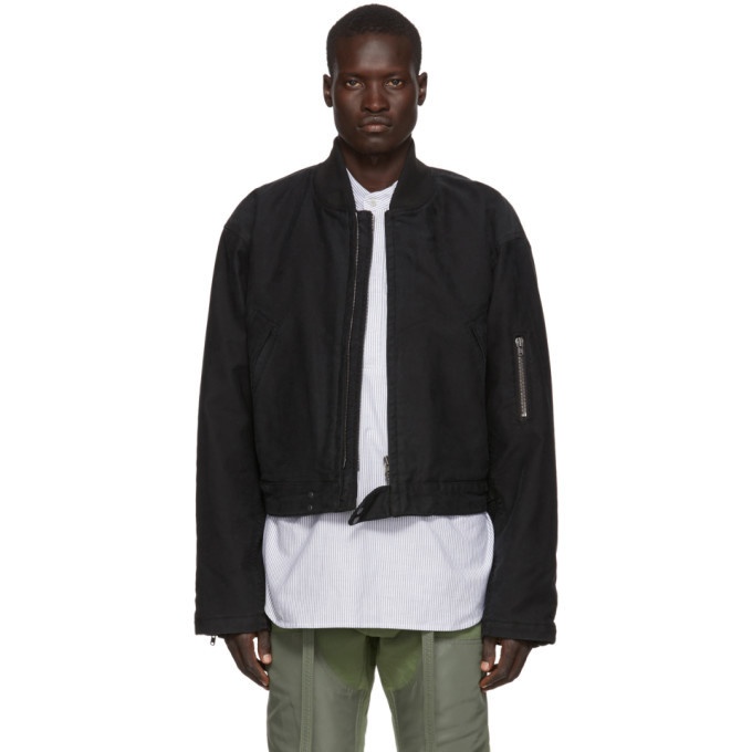 Photo: Fear of God Black Sixth Collection Bomber Jacket