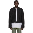 Fear of God Black Sixth Collection Bomber Jacket