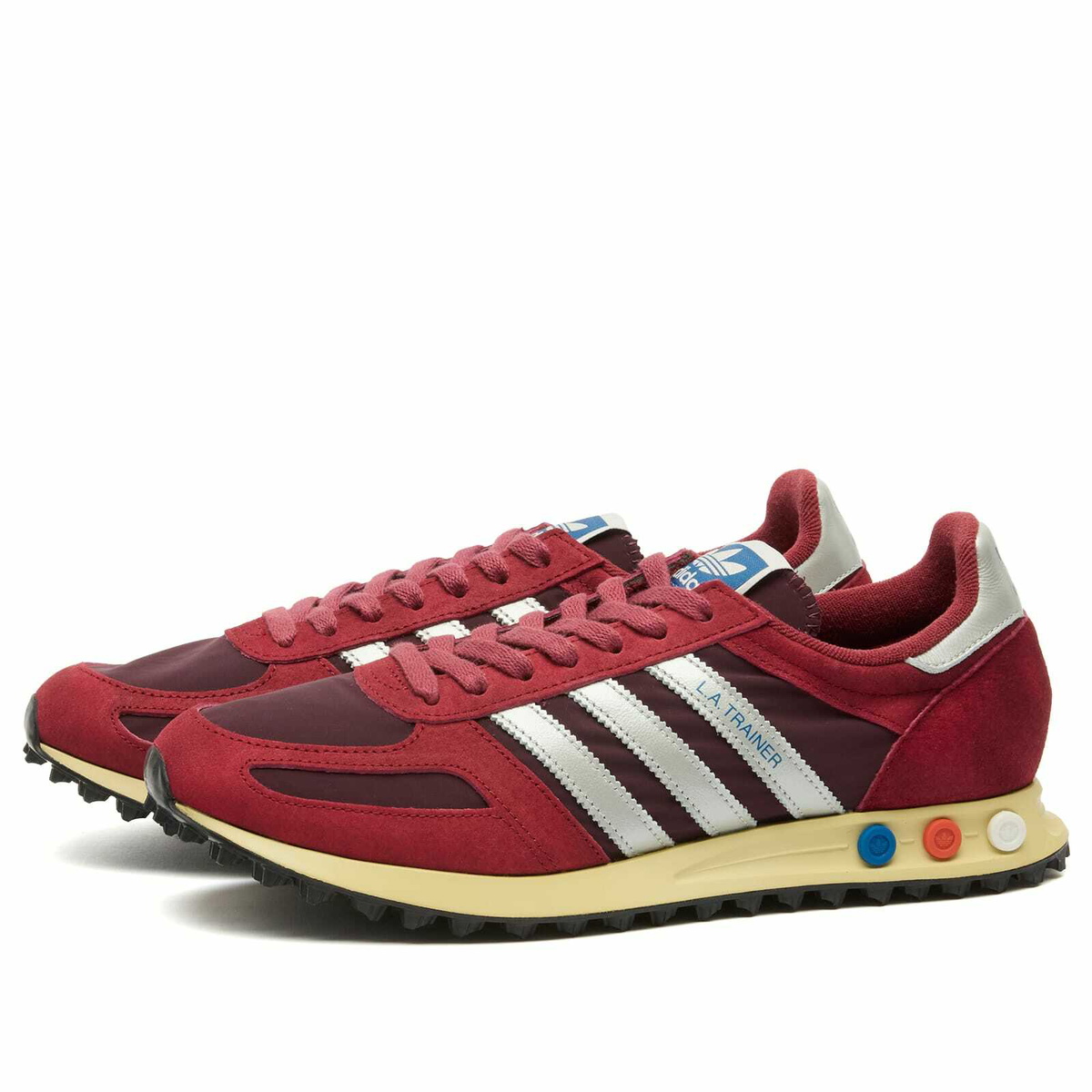Adidas La Trainer OG Sneaker in Noble Maroon/Silver Met./Maroon