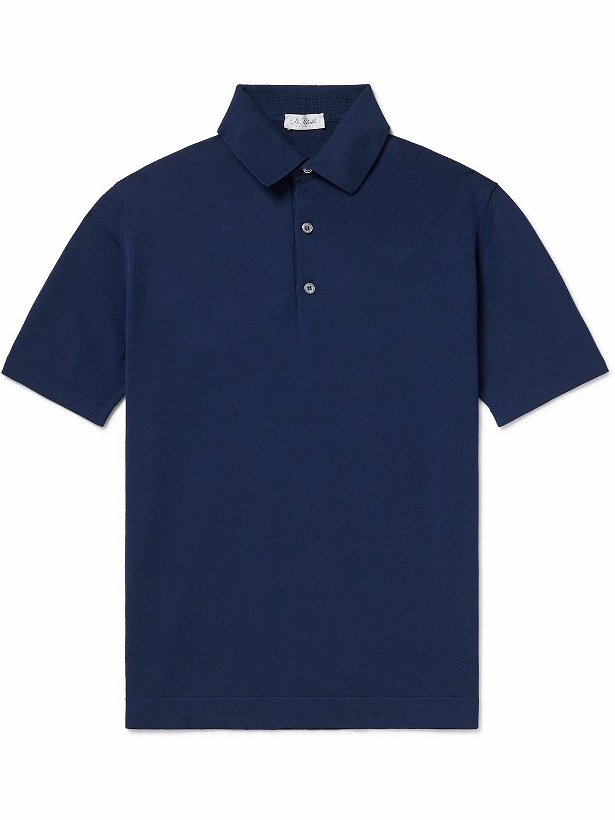 Photo: De Petrillo - Cotton Polo Shirt - Blue