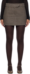 The Garment Brown Sion Miniskirt