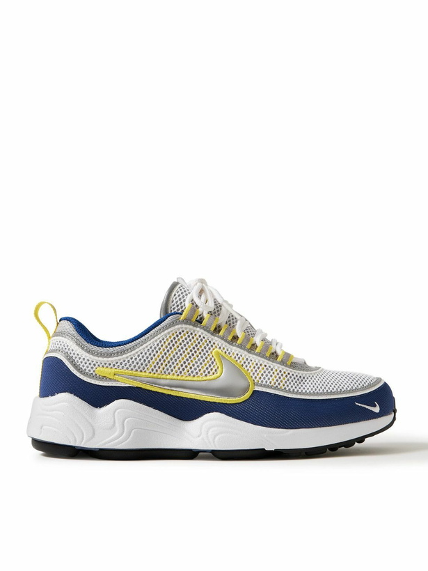 Photo: Nike - Air Zoom Spiridon Rubber-Trimmed Mesh Sneakers - White