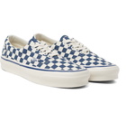 Vans - OG Era LX Checkerboard Canvas Sneakers - Blue