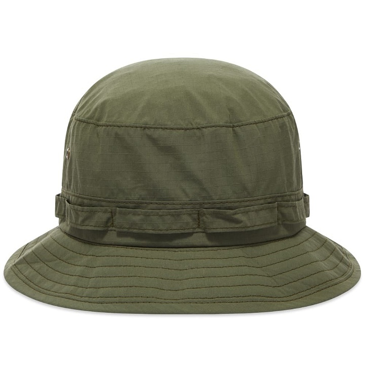 Photo: Beams Plus Men's Ripstop Military Jungle Hat in Olive