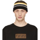 Fendi Black and Yellow Forever Fendi Headband