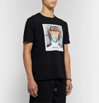 Undercover - Printed Cotton-Jersey T-Shirt - Black
