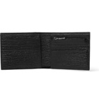Dolce & Gabbana - Logo-Appliquéd Textured-Leather Billfold Wallet - Black