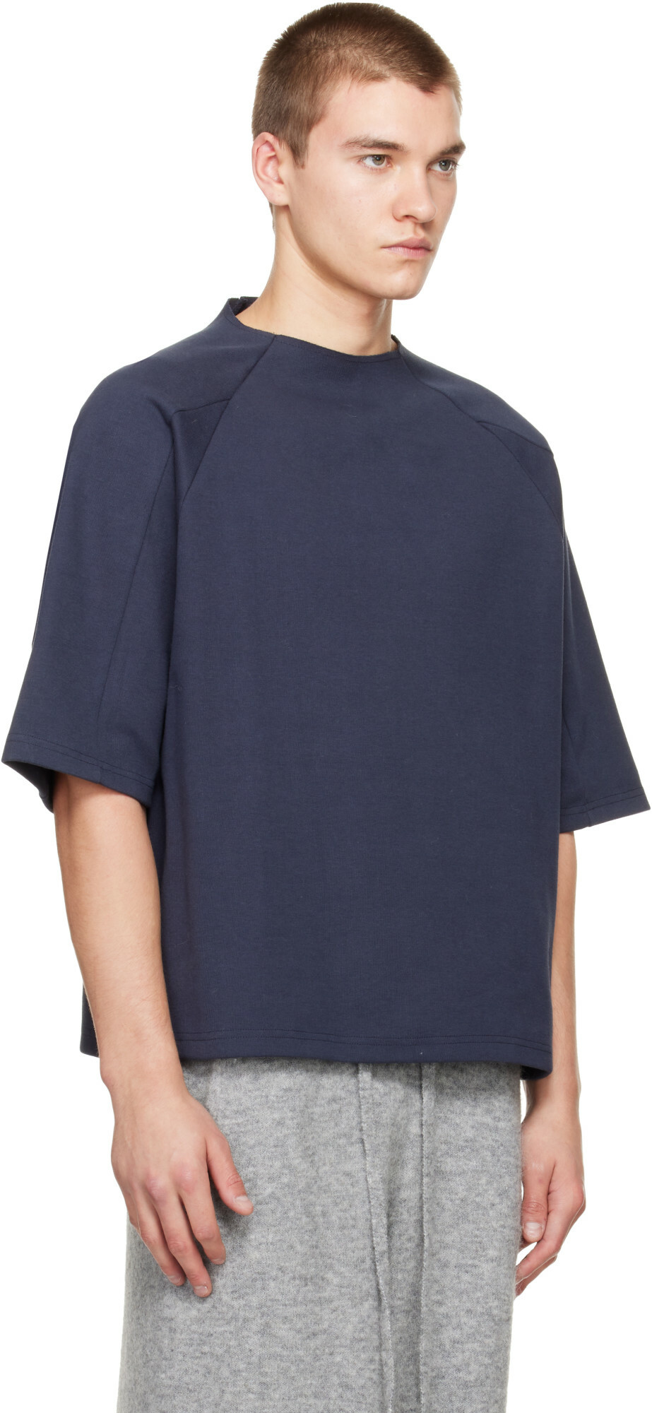 Seventh Navy Box Cut T-shirt