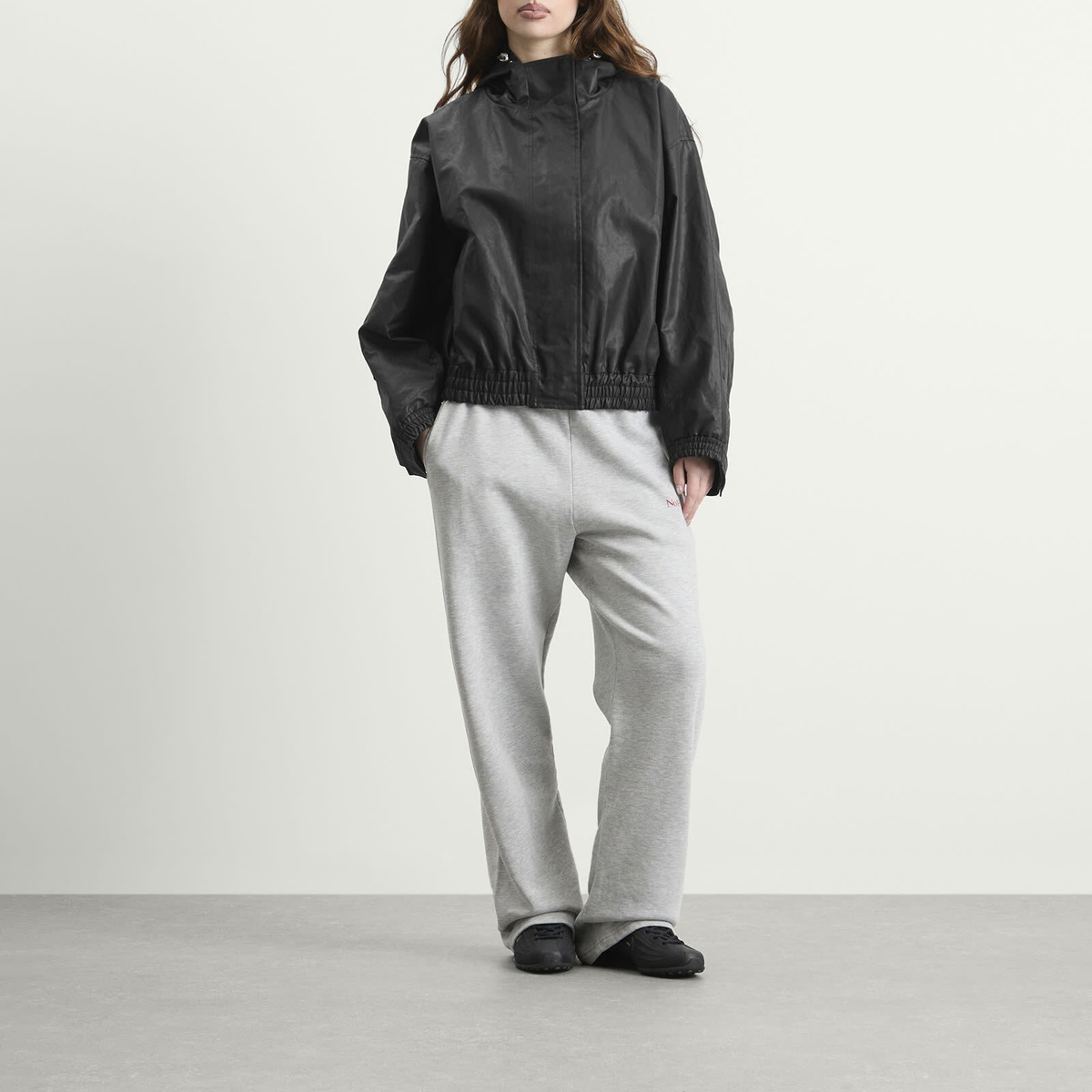 No Problemo Women's Mini Problemo Straight Sweatpant in Sport Grey