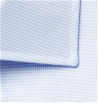 Kingsman - Turnbull & Asser Light-Blue Puppytooth Cotton Shirt - Light blue