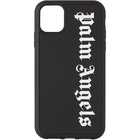 Palm Angels Black Stencil Logo iPhone 11 Case