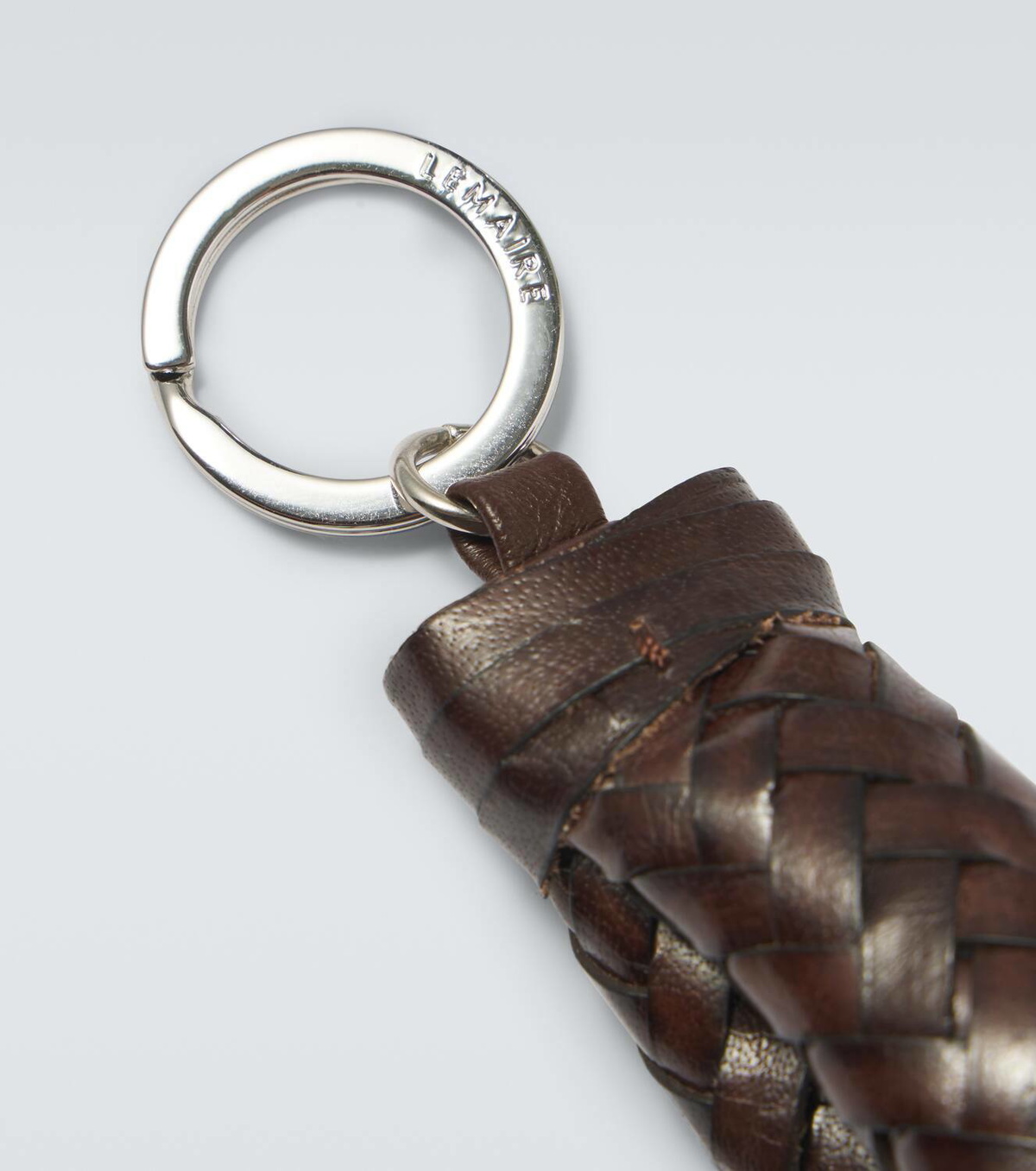 Lemaire Chevron leather keychain Lemaire