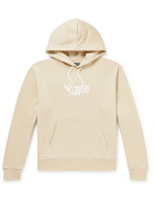 Jacquemus - Logo-Print Organic Cotton-Jersey Hoodie - Neutrals