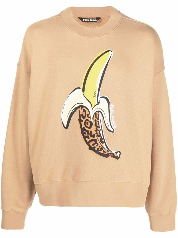 Photo: PALM ANGELS - Printed Cotton Sweatshirt