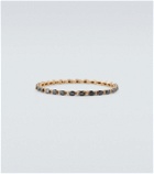 Rainbow K 14kt gold tennis bracelet with diamonds