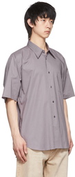 Acne Studios Purple Organic Cotton Shirt