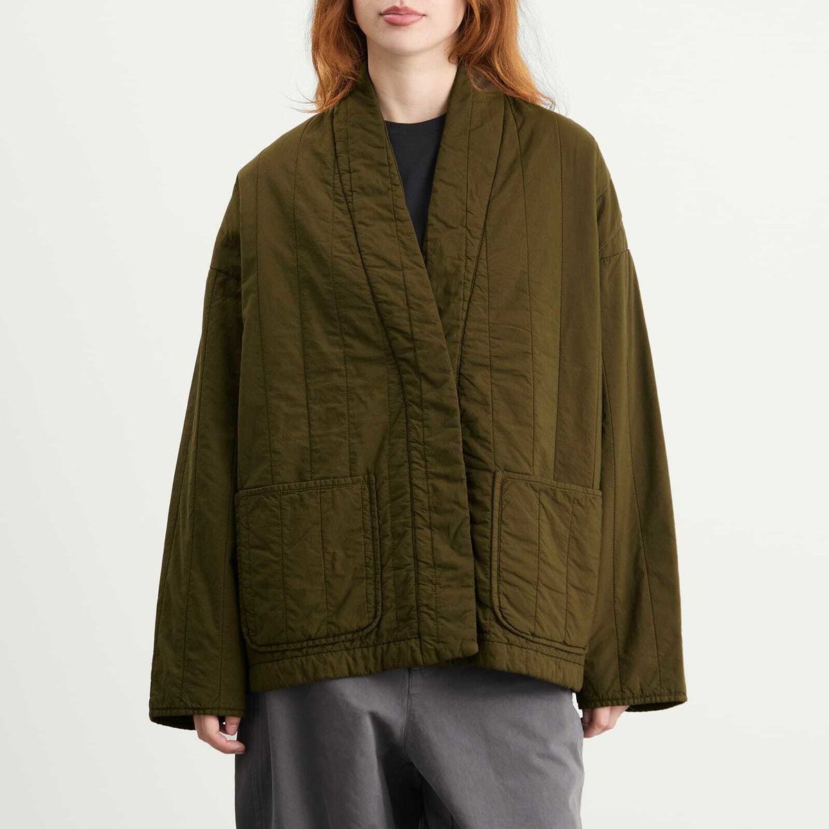 Girls of Dust Women's Edo Quilted Jacket in Java Brown