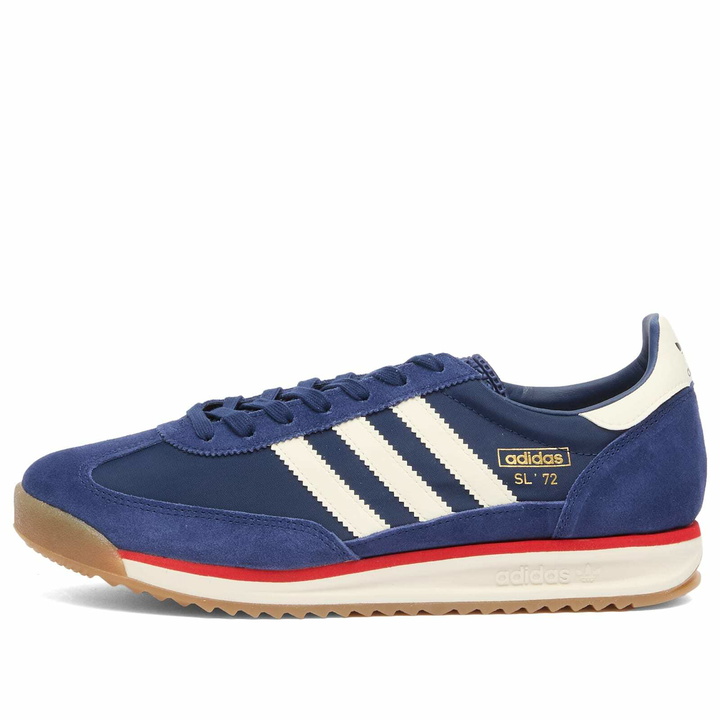 Photo: Adidas Men's SL 72 RS in Dark Blue/Off White/Red