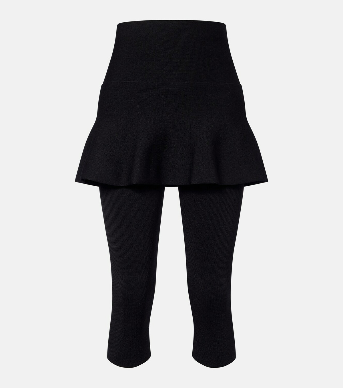 Alaïa Cropped peplum leggings