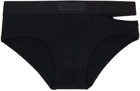 LGN Louis Gabriel Nouchi Black Cutout Briefs