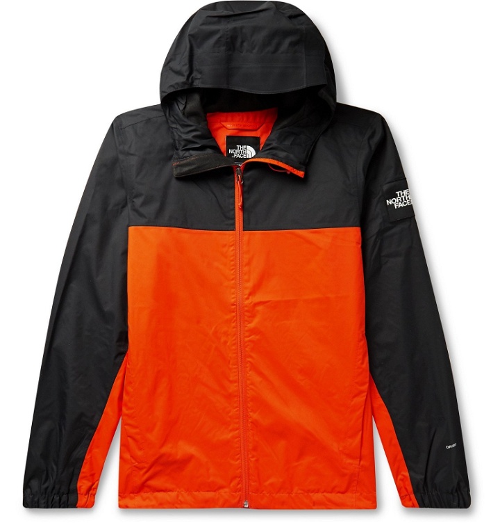 Photo: The North Face - Mountain Q Colour-Block Waterproof DryVent Hooded Jacket - Orange