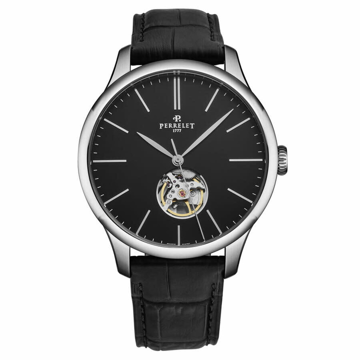 Photo: Perrelet First Class Black Dial Mens Watch A1087/H