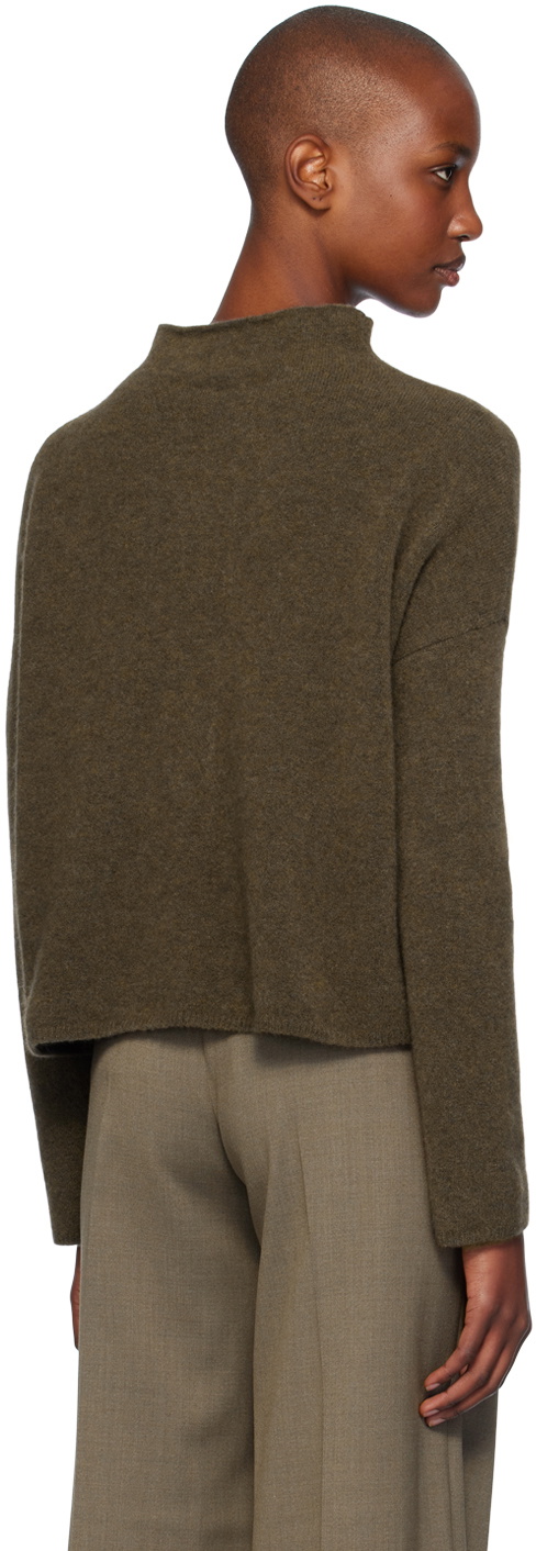 Filippa K Brown Mika Yak Funnelneck Sweater