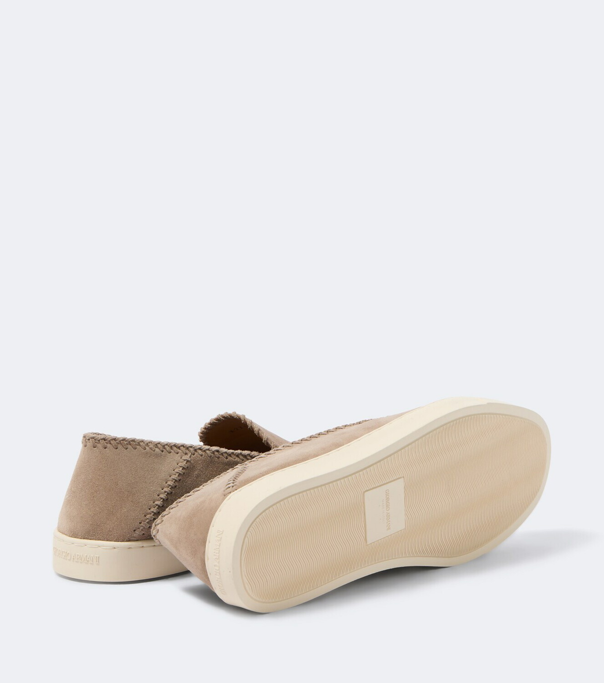 Giorgio Armani Suede slip-on shoes