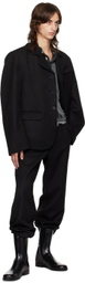 Edward Cuming Black Tailored Trousers
