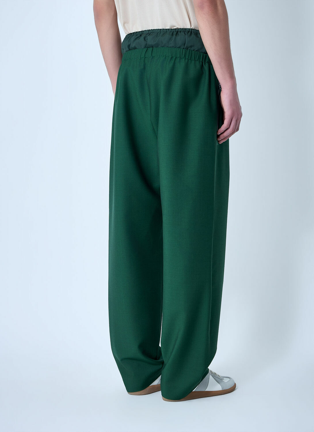 Lacoste Wide-Leg Drawstring Trousers