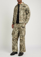 Billionaire Boys Club Camouflage Wide-leg Cotton Cargo Trousers Multicoloured 1