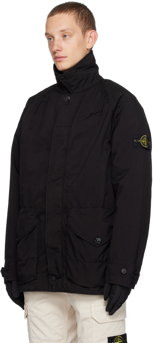 Stone Island Black David-TC Down Jacket Stone Island