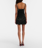Clio Peppiatt Chandelier embellished minidress