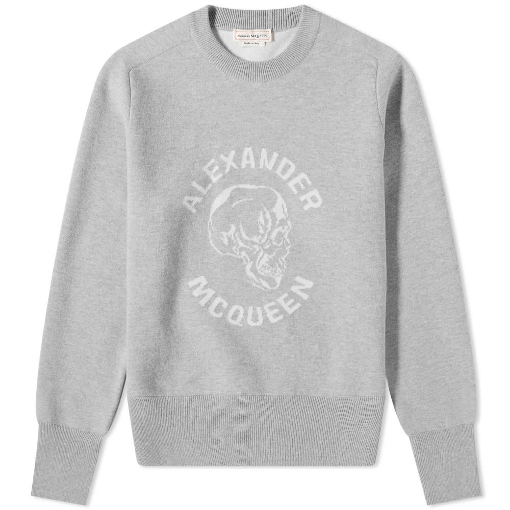 Alexander McQueen Skull Logo Crew Knit Alexander McQueen