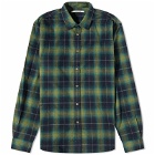 Kestin Men's Dirleton Shirt in Dress Green Check