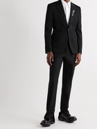 ALEXANDER MCQUEEN - Embellished Wool Blazer - Black