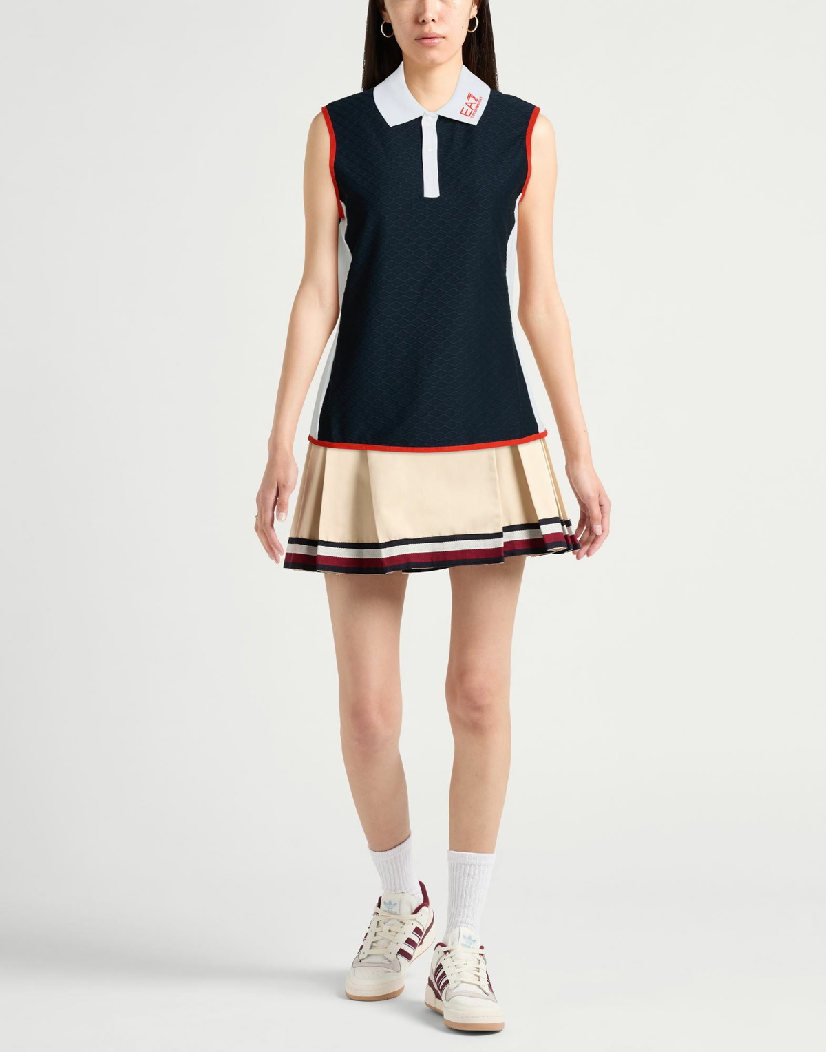 Ea7 Womens Polo shirt in Navy