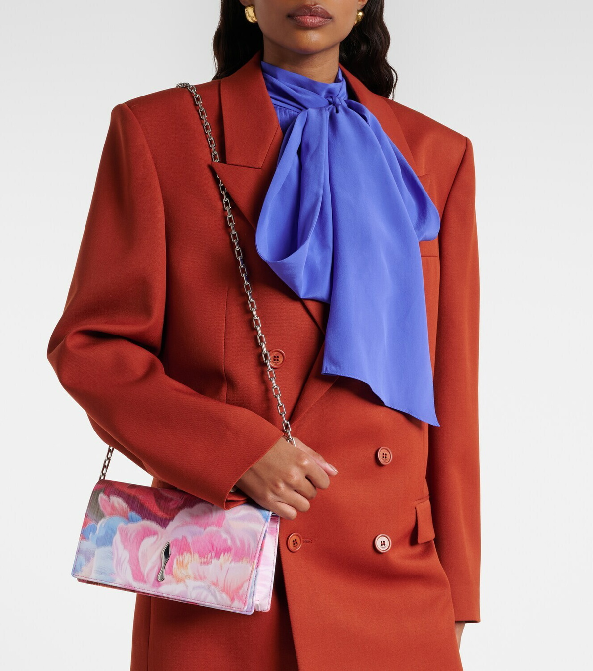 Christian Louboutin Bettina floral clutch